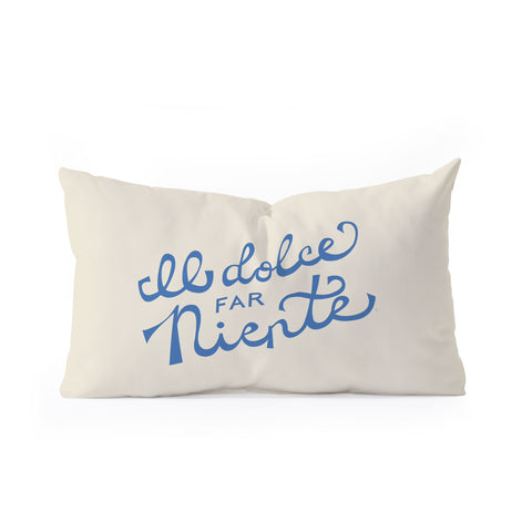 Lyman Creative Co Il dolce far niente Italian Oblong Throw Pillow