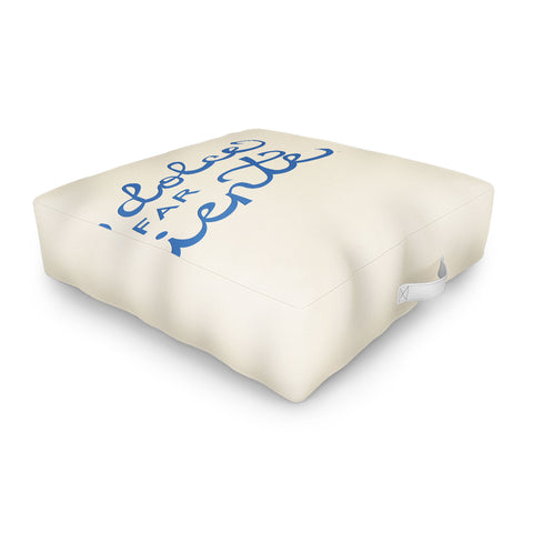 Lyman Creative Co Il dolce far niente Italian Outdoor Floor Cushion