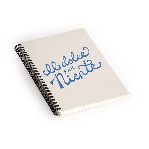 Lyman Creative Co Il dolce far niente Italian Spiral Notebook