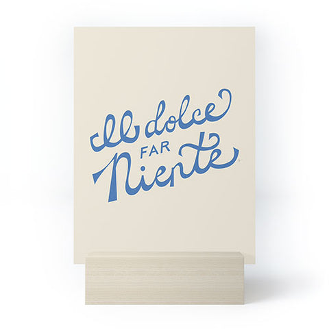 Lyman Creative Co Il dolce far niente Italian Mini Art Print