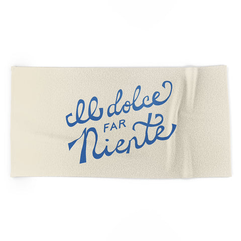 Lyman Creative Co Il dolce far niente Italian Beach Towel