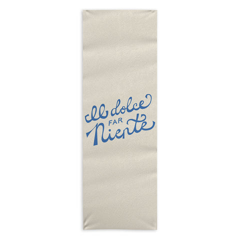 Lyman Creative Co Il dolce far niente Italian Yoga Towel