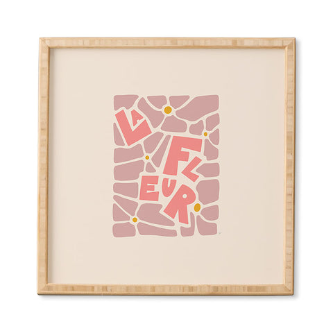 Lyman Creative Co La Fleur French Flower Framed Wall Art
