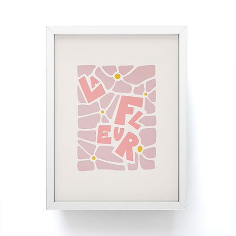 Lyman Creative Co La Fleur French Flower Framed Mini Art Print