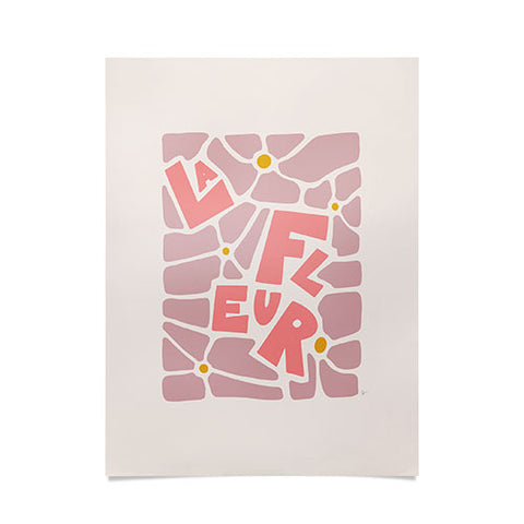 Lyman Creative Co La Fleur French Flower Poster