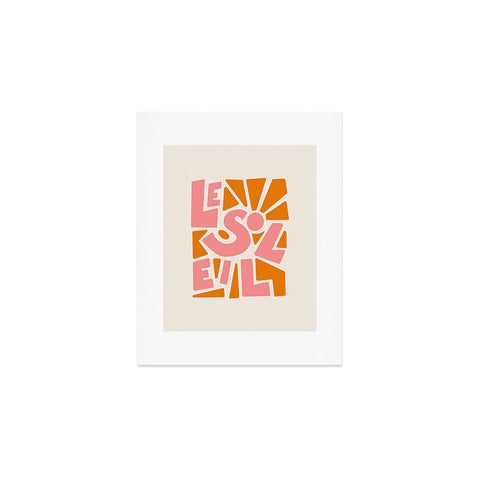 Lyman Creative Co Le Soleil French Sun Art Print