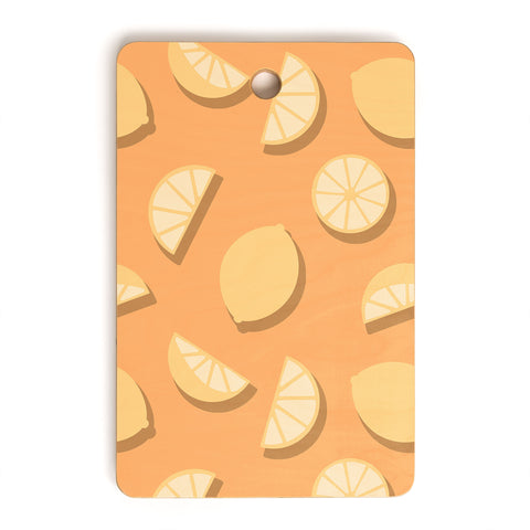 Lyman Creative Co Lemon Orange Cutting Board Rectangle