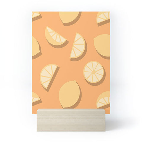 Lyman Creative Co Lemon Orange Mini Art Print