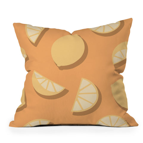 Lyman Creative Co Lemon Orange Throw Pillow