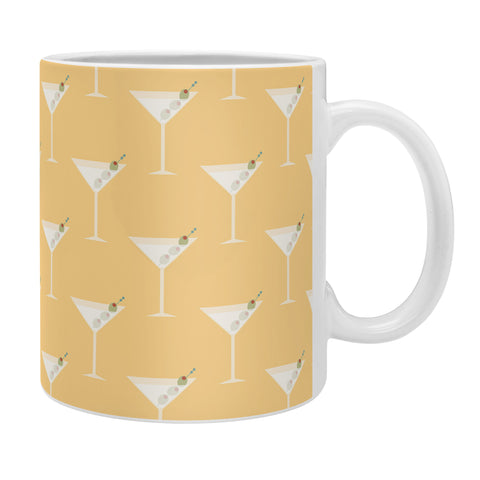 Lyman Creative Co Martini with Olives on Yellow Coffee Mug