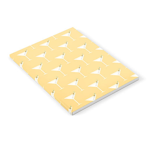 Lyman Creative Co Martini with Olives on Yellow Notebook