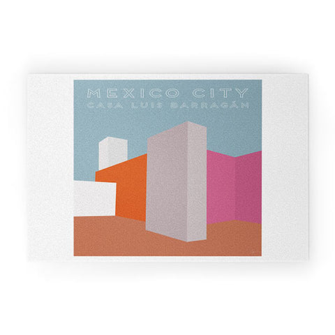 Lyman Creative Co Mexico City Casa Luis Barragan travel poster Welcome Mat
