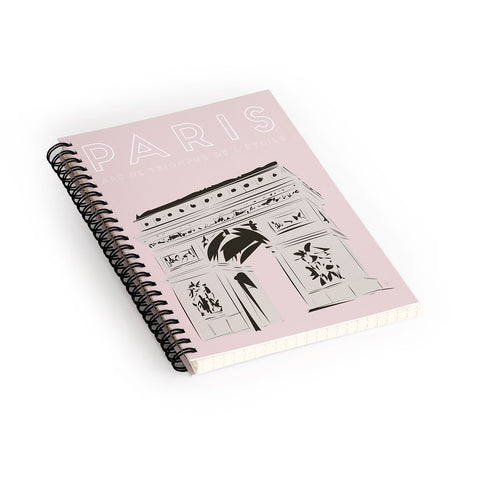 Lyman Creative Co Paris Arc de Triomphe de ltoil Spiral Notebook