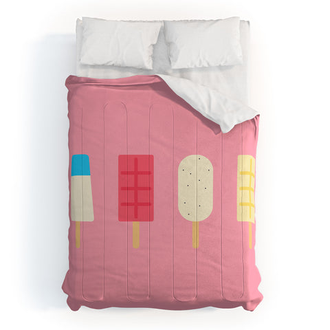 Lyman Creative Co Pink Paletas Comforter