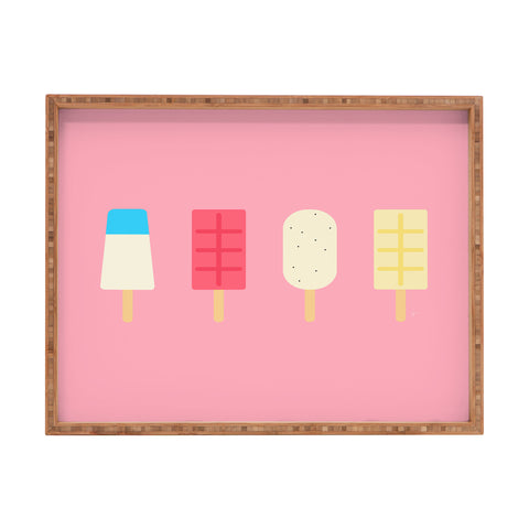 Lyman Creative Co Pink Paletas Rectangular Tray