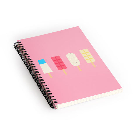 Lyman Creative Co Pink Paletas Spiral Notebook