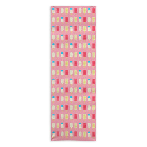 Lyman Creative Co Pink Paletas Yoga Towel