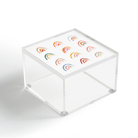 Lyman Creative Co Rainbows Pastel Acrylic Box