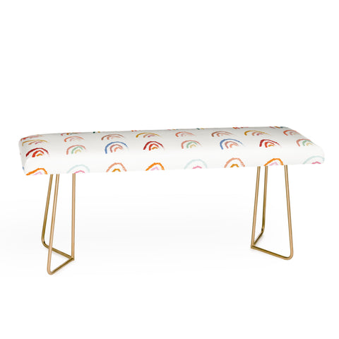 Lyman Creative Co Rainbows Pastel Bench