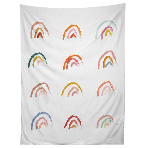 Lyman Creative Co Rainbows Pastel Tapestry