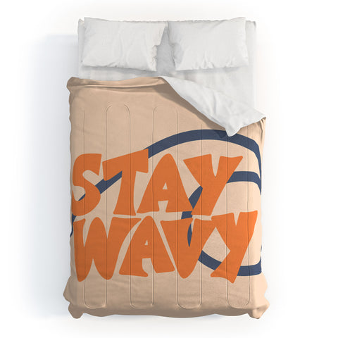 Lyman Creative Co Stay Wavy Surf Type Comforter
