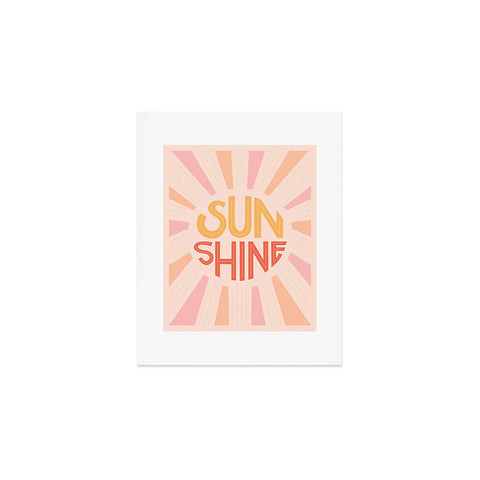 Lyman Creative Co Sunshine Hand Lettering Art Print