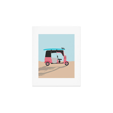 Lyman Creative Co Surf Tuk Tuk in Sri Lanka Art Print