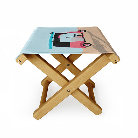 Lyman Creative Co Surf Tuk Tuk in Sri Lanka Folding Stool