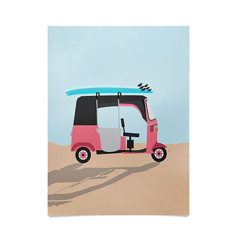 Lyman Creative Co Surf Tuk Tuk in Sri Lanka Poster