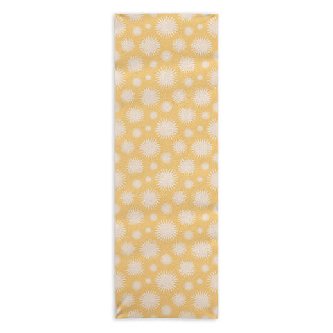 Lyman Creative Co Yellow Burst Yoga Towel