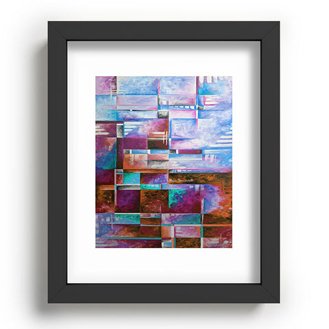 Madart Inc. A Checkered Life II Recessed Framing Rectangle