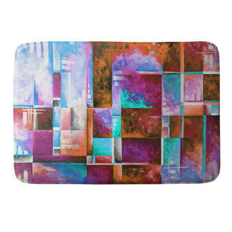 Madart Inc. A Checkered Life II Memory Foam Bath Mat