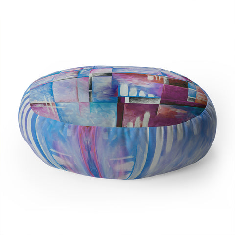 Madart Inc. A Checkered Life II Floor Pillow Round