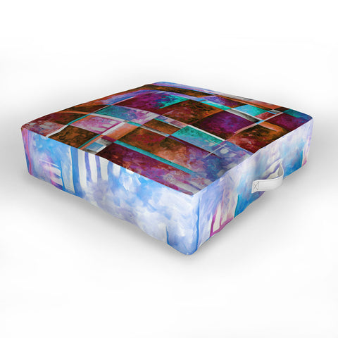 Madart Inc. A Checkered Life II Outdoor Floor Cushion