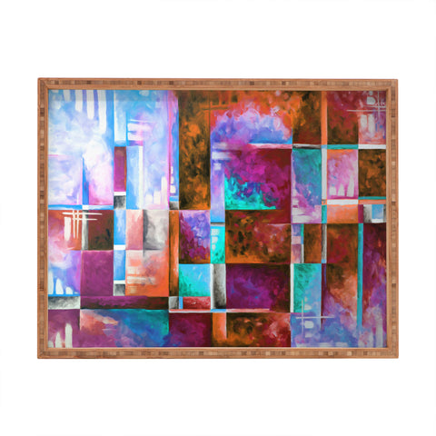 Madart Inc. A Checkered Life II Rectangular Tray