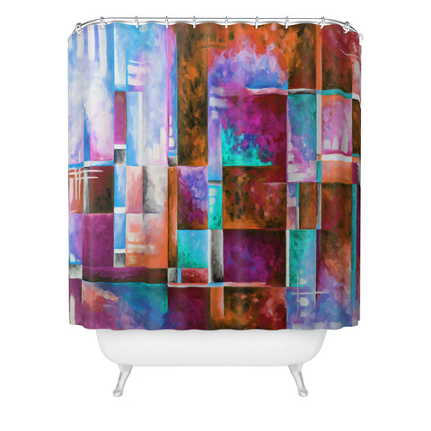 Madart Inc. A Checkered Life II Shower Curtain