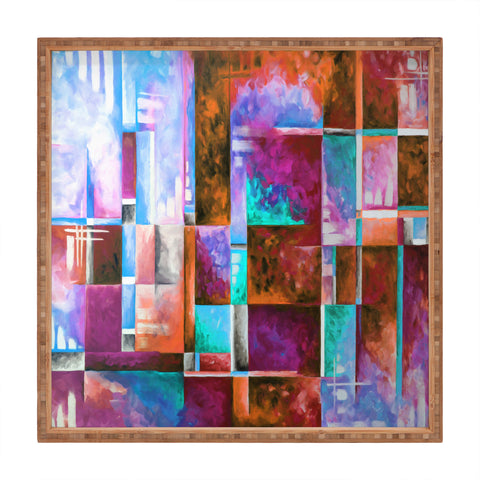 Madart Inc. A Checkered Life II Square Tray