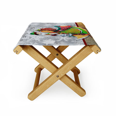 Madart Inc. A Jolly Christmas Folding Stool