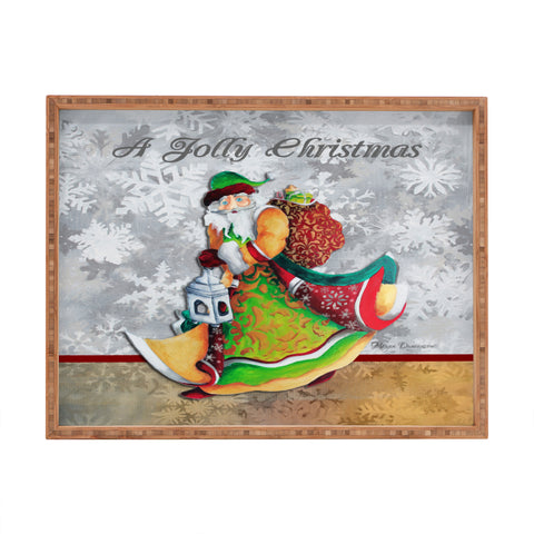 Madart Inc. A Jolly Christmas Rectangular Tray