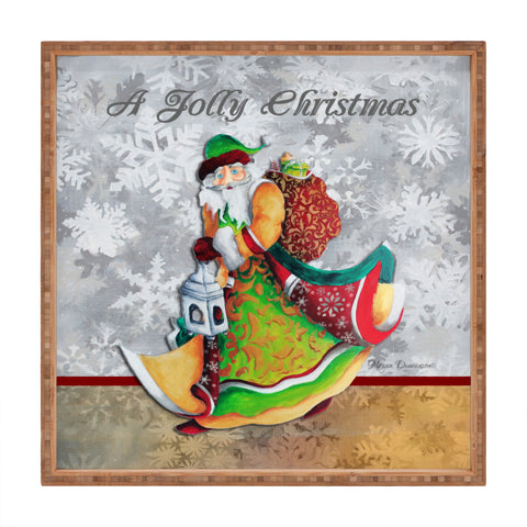 Madart Inc. A Jolly Christmas Square Tray