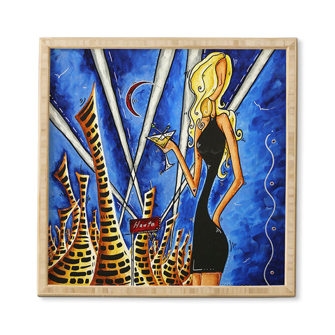 Madart Inc. A Toast To The Little Black Dr Framed Wall Art