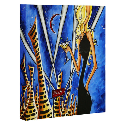 Madart Inc. A Toast To The Little Black Dr Art Canvas