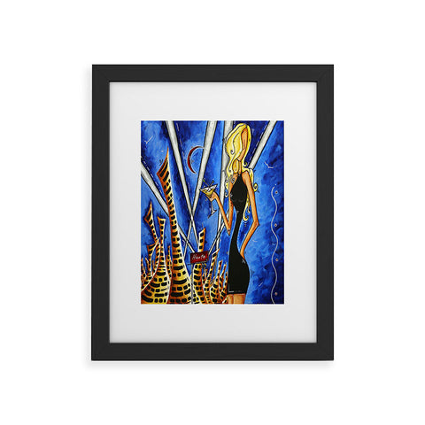 Madart Inc. A Toast To The Little Black Dr Framed Art Print