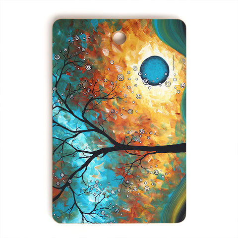 Madart Inc. Aqua Burn Cutting Board Rectangle