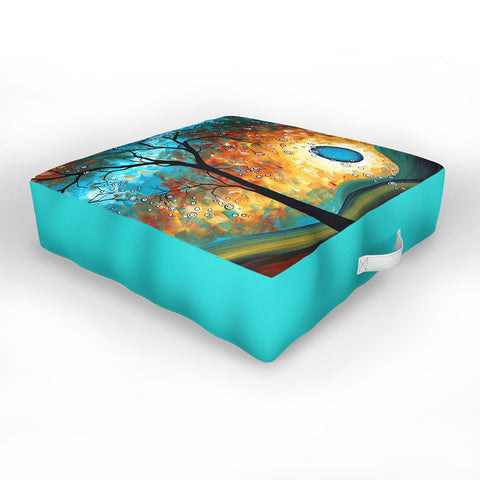 Madart Inc. Aqua Burn Outdoor Floor Cushion