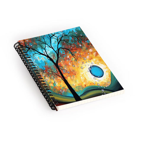 Madart Inc. Aqua Burn Spiral Notebook