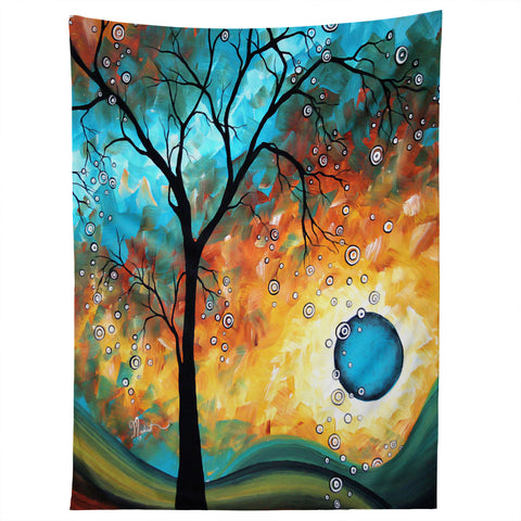 Madart Inc. Aqua Burn Tapestry