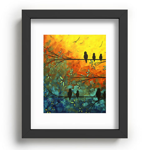 Madart Inc. Birds Of A Feather Recessed Framing Rectangle