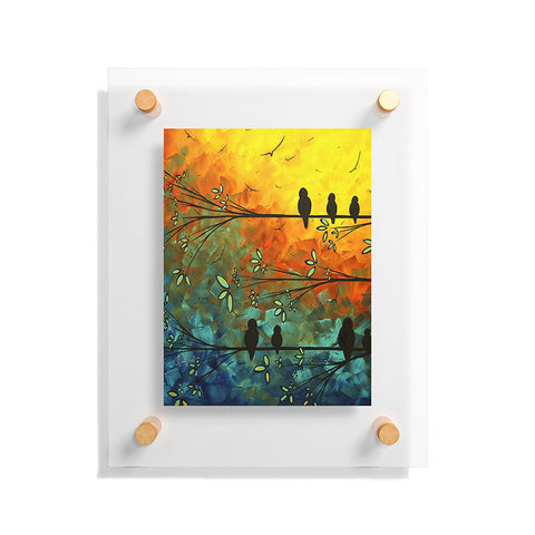 Madart Inc. Birds Of A Feather Floating Acrylic Print