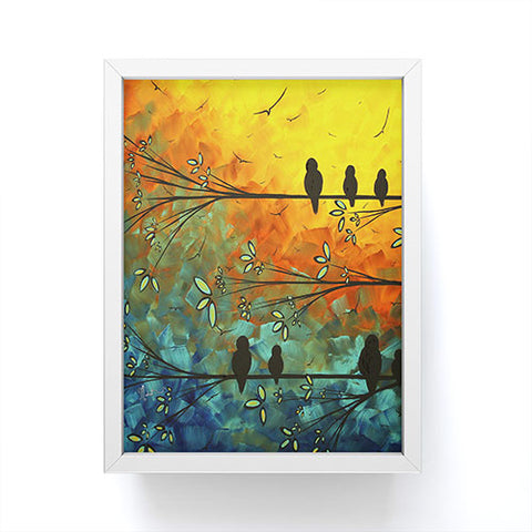 Madart Inc. Birds Of A Feather Framed Mini Art Print